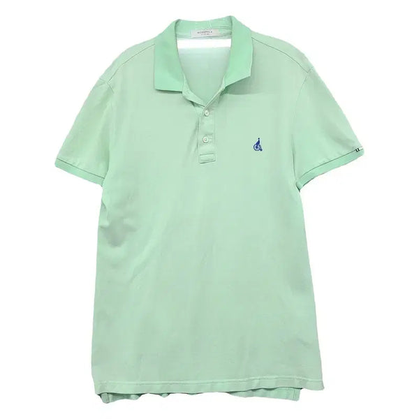 [BUNJANG] Beanpole Mint Logo Short-Sleeve Polo Shirt / 빈폴 민트 로고 반팔 카라티 100