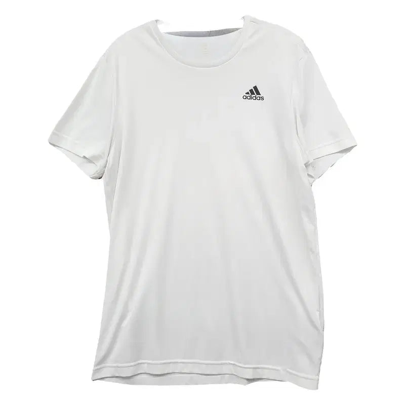 [BUNJANG] Adidas White Performance Training T-Shirt 100cm / 아디다스 화이트 기능성 트레이닝 반팔티 100cm