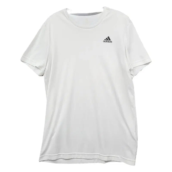 [BUNJANG] Adidas White Performance Training T-Shirt 100cm / 아디다스 화이트 기능성 트레이닝 반팔티 100cm