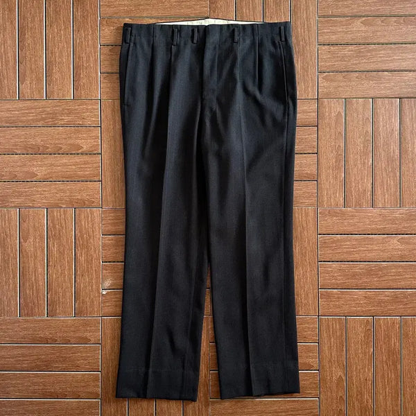 [BUNJANG] 70s Akiyama Wool Trousers Pants 34 / 70s Akiyama 울 트라우저 슬랙스 팬츠 34