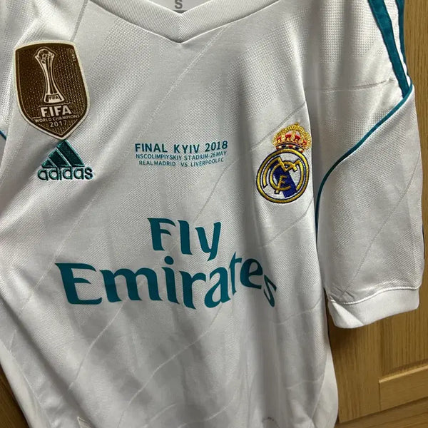 [BUNJANG] Real Madrid Cristiano Ronaldo 2017-18 Champions League Winning Jersey / 레알마드리드 챔스 17-18우승 호날두