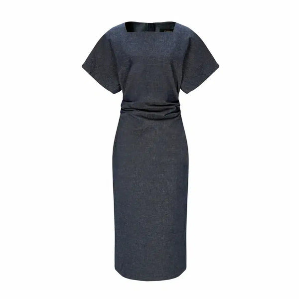 [BUNJANG] J-LEMAUVE Bianca Dress Navy Cotton Linen Blend / 제이르모브(J-LEMAUVE) 비앙카 원피스 55