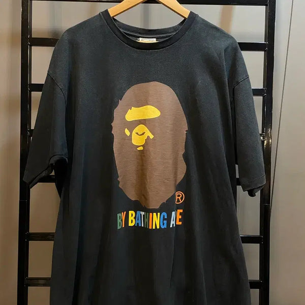 [BUNJANG] BAPE APE HEAD Short Sleeve T-Shirt Black 2XL / [2XL] BAPE 베이프 어헤드 반팔 티셔츠 블랙 7.9