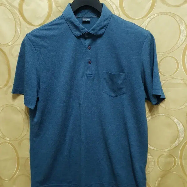 [BUNJANG] Parkland Men's Navy Short-Sleeve Polo Shirt / 파크랜드 남성 반팔 카라티 남색