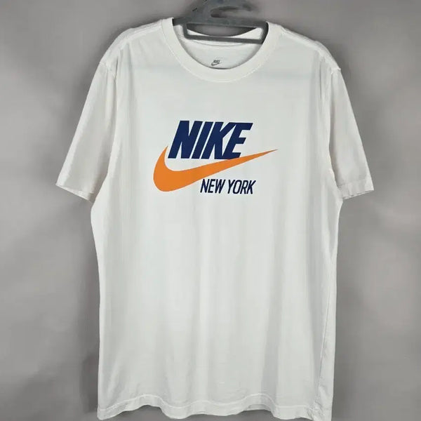 [BUNJANG] Nike Men's Basic Logo Short Sleeve T-Shirt (Size L) / [무료배송]나이키 L 남성 기본 로고 반팔 티셔츠 반팔티