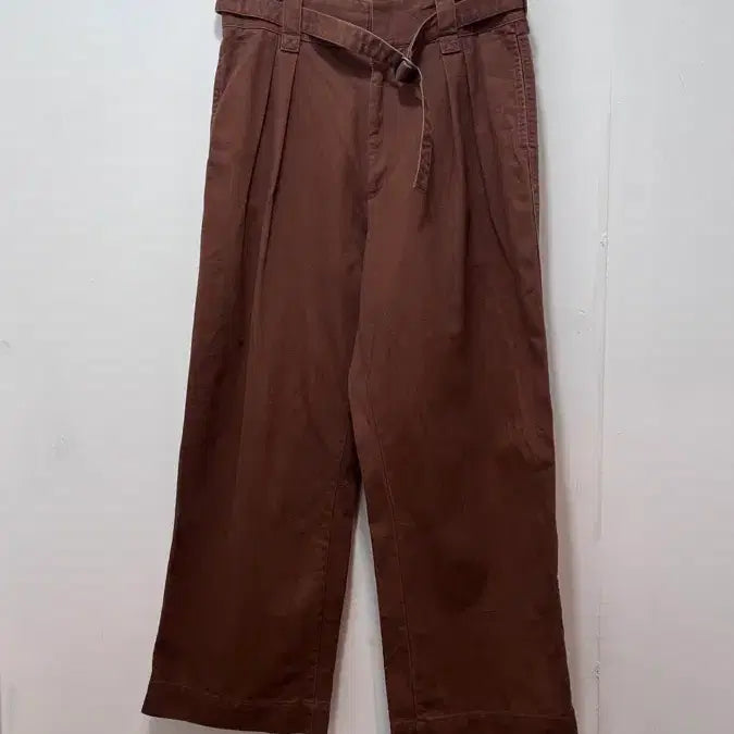 [BUNJANG] Uniqlo U Lemaire Belted Wide Pants / Uniqlo U 유니클로 르메르 벨티드 와이드 팬츠 (26~32인치)