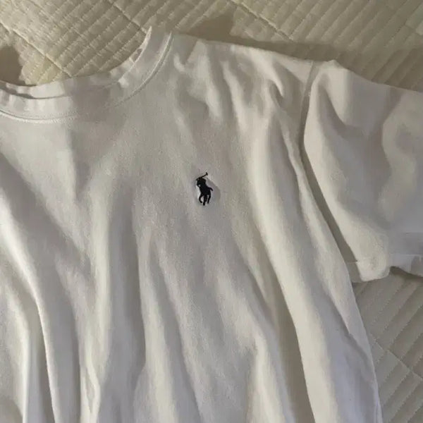 [BUNJANG] Polo Ralph Lauren Basic Logo Short Sleeve T-Shirt White / 폴로 랄프로렌 기본 로고 반팔 티셔츠 화이트