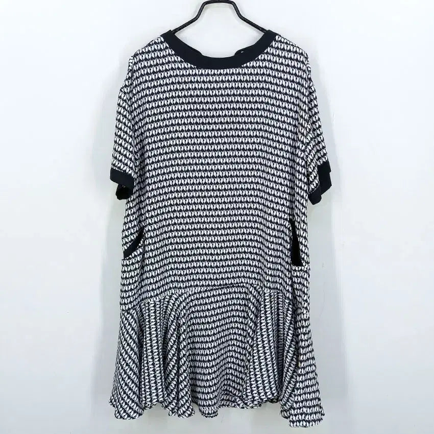 [BUNJANG] Lucky Chouette Summer Mini Dress Black Size 36 / 럭키슈에뜨 여름 하늘하늘 루즈핏 미니원피스 블랙36 (HU45867)