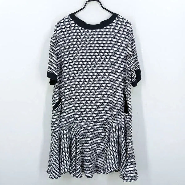 [BUNJANG] Lucky Chouette Summer Mini Dress Black Size 36 / 럭키슈에뜨 여름 하늘하늘 루즈핏 미니원피스 블랙36 (HU45867)
