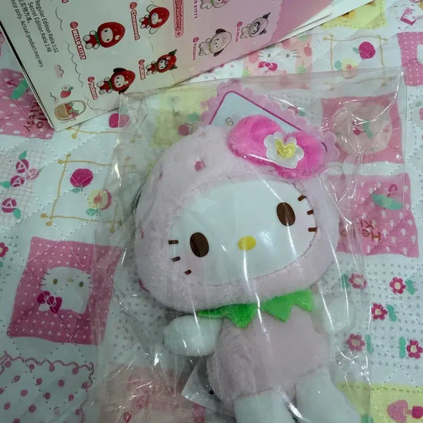 [BUNJANG] Toptoy Strawberry Pink Kitty Keychain / 탑토이 딸기 핑크키티 키링