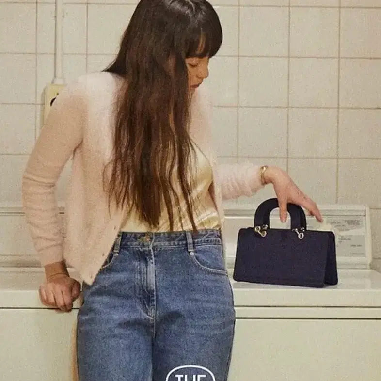 [BUNJANG] The Aperture 90s Vintage Tote Bag Navy Canvas / The Aperture 90s 빈티지 토트백 네이비