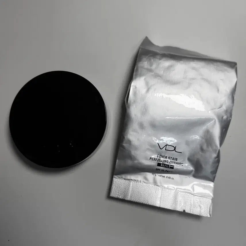 [BUNJANG] VDL Cover Stain Perfecting Cushion Case + Refill A02 / VDL 커버 스테인 퍼펙팅 쿠션 A02 케이스+리필