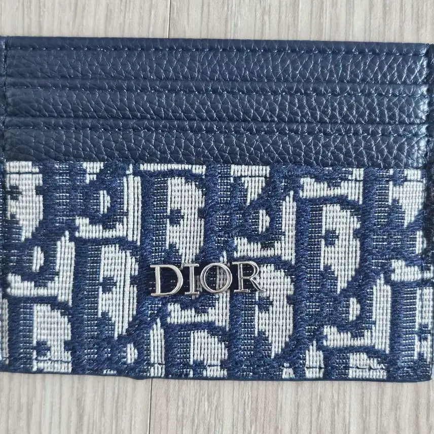 [BUNJANG] Dior Oblique Card Holder Navy / 새상품)오블리크 카드 지갑 네이비