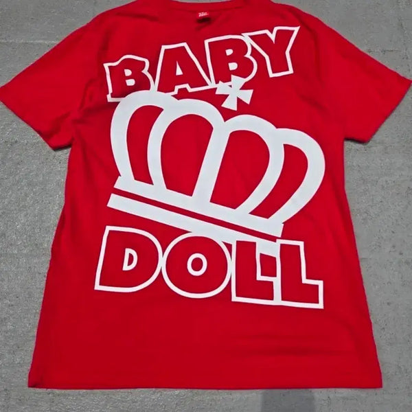 [BUNJANG] Baby Doll Y2K Graphic T-Shirt / Baby doll 베이비돌 y2k 프린팅 반팔 티셔츠