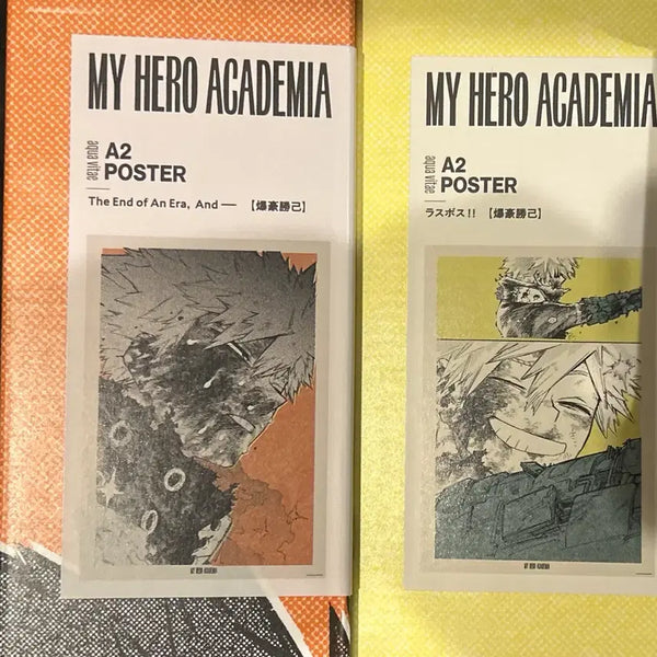 [BUNJANG] My Hero Academia (Boku no Hero Academia) Katsuki Bakugo Original Art A2 Poster Bundle Set / 일괄)A2 포스터 나히아 히로아카 바쿠고 원화 진보초 나의히어로아카데미아