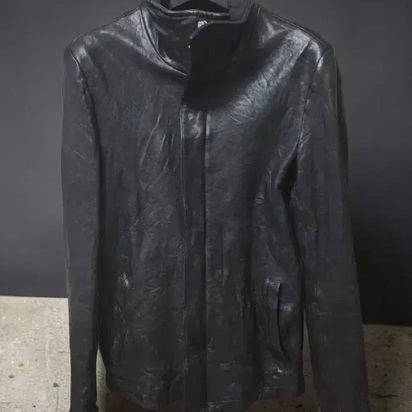 [BUNJANG] Goer Lambskin Leather Jacket / Goer 고어 램스킨 가죽자켓 44 릭오웬스맛
