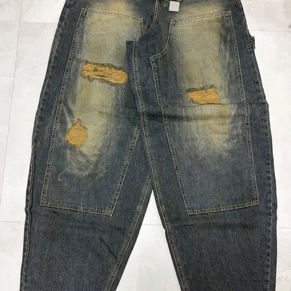 [BUNJANG] DNSR x Juang Homme Car Painter Washing Pants XL / [새상품] DNSR x 주앙옴므 카팬더 워싱팬츠
