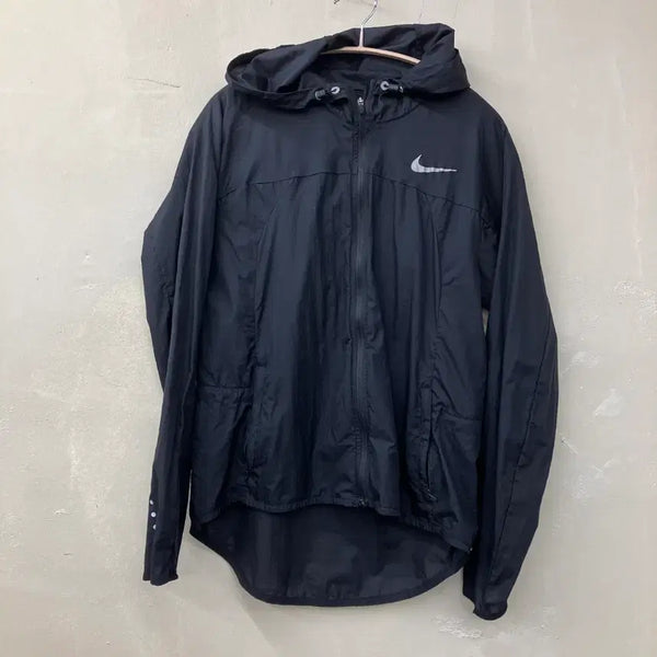 [BUNJANG] Nike Hooded Windbreaker Black L / 나이키 후드 바람막이 검정 L