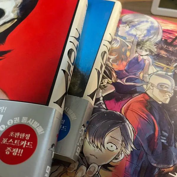 [BUNJANG] Sui Ishida Chōjin X Vol. 1-2 First Edition with Bonus Illustration Board / 초인X 이시다 스이 초판 1-2권 특전 일러스트 보드 포함