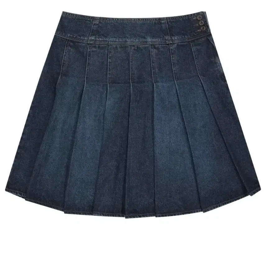[BUNJANG] Koiseo Denim Pleated Skirt Size 2 / 코이세이오 데님 플리츠 스커트 2사이즈