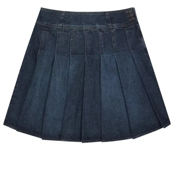 [BUNJANG] Koiseo Denim Pleated Skirt Size 2 / 코이세이오 데님 플리츠 스커트 2사이즈