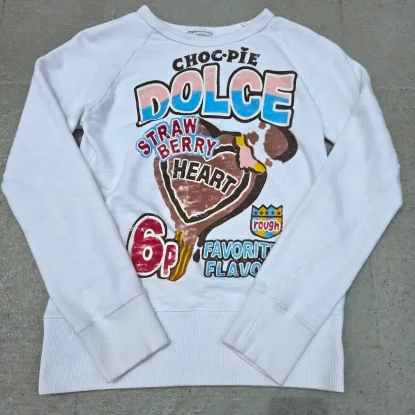 [BUNJANG] Rough Natural Charm Y2K Sleeve Sweatshirt / Rough natural charm 러프 y2k 슬리브 맨투맨