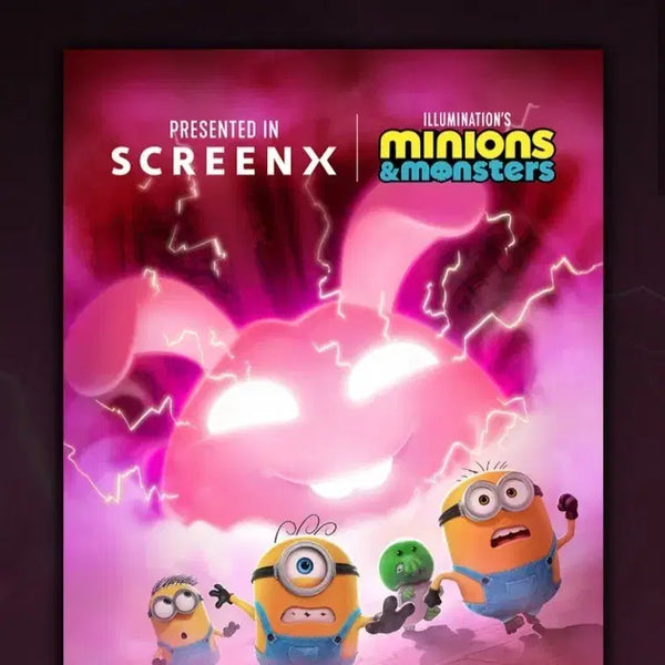 [BUNJANG] Minions & Monsters SCREENX Limited Edition Poster (A3 Size) / 미니언즈&몬스터즈 SCREENX 리미티드 포스터 A3사이즈