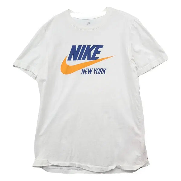 [BUNJANG] Nike Printing White T-shirt (M) / 나이키 프린팅 화이트 반팔티 M