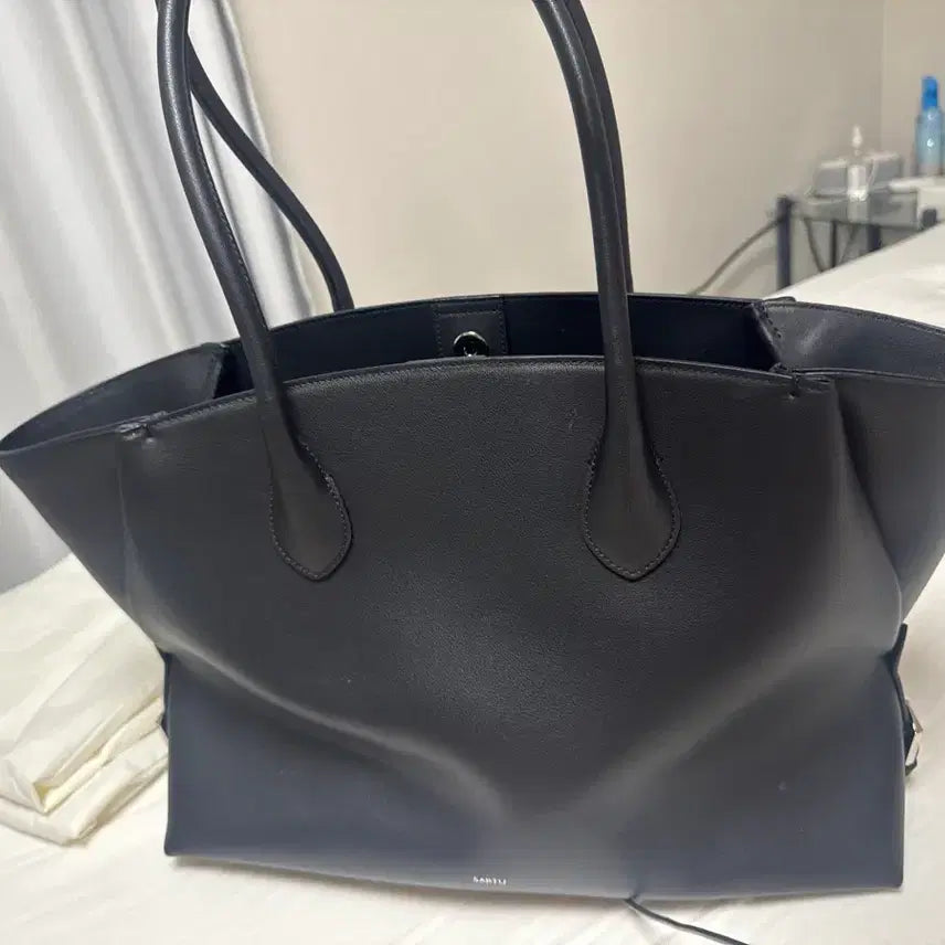 [BUNJANG] Sartore Taito Tote Bag Large Black Leather / 사르투 타이토트백 라지