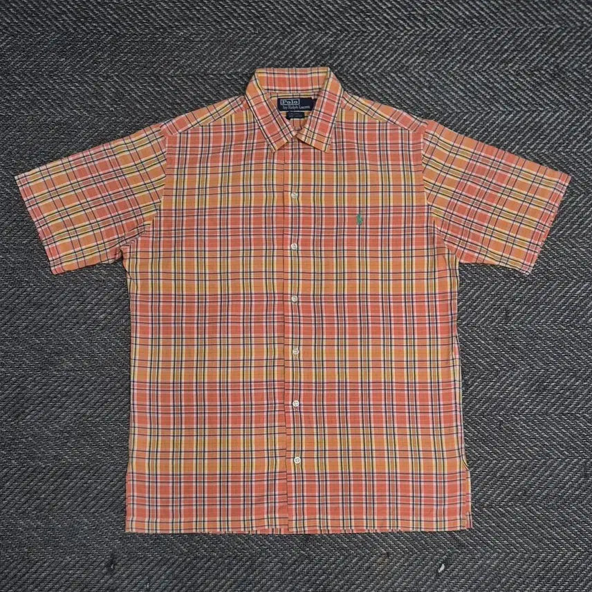 [BUNJANG] Polo Ralph Lauren Caldwell Camp Shirt 90s Vintage Open Collar / [실측M]90s 폴로 캠핑셔츠 칼드웰 -A449