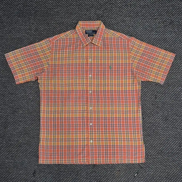 [BUNJANG] Polo Ralph Lauren Caldwell Camp Shirt 90s Vintage Open Collar / [실측M]90s 폴로 캠핑셔츠 칼드웰 -A449