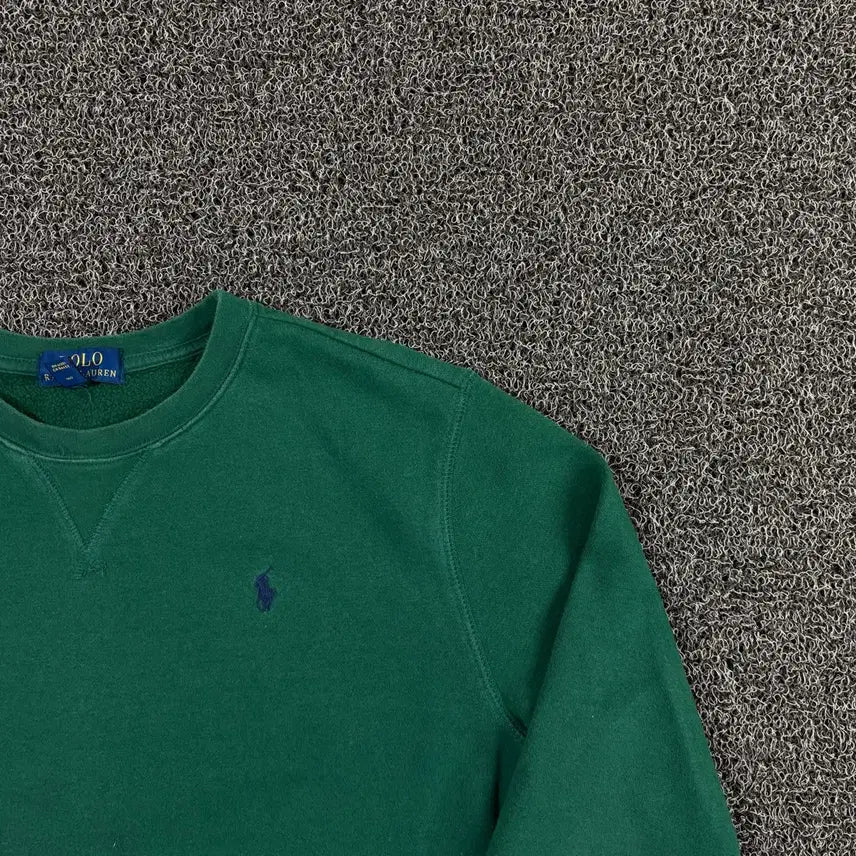 [BUNJANG] Polo Ralph Lauren Pony Green Sweatshirt / 폴로 랄프로렌 포니 그린 맨투맨
