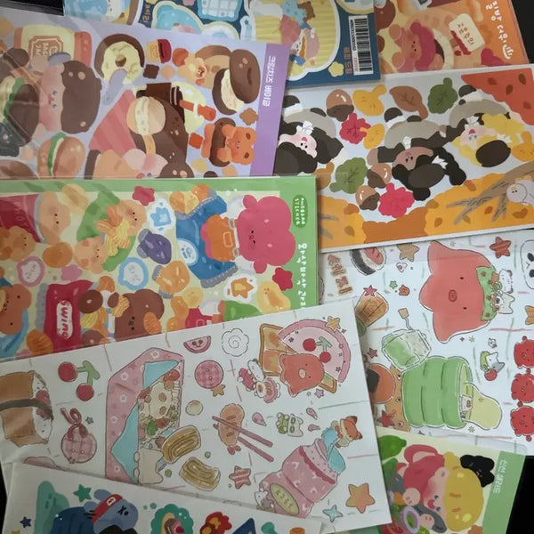 [BUNJANG] Seal Sticker Set - 70 Pieces / 씰스티커 70장 판매/ 다꾸스티커 판매