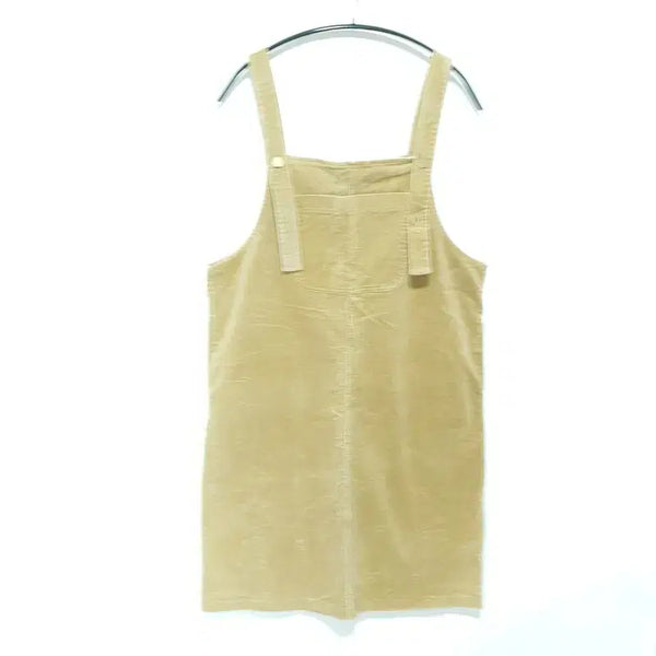 [BUNJANG] LAP Corduroy Overalls Dress / LAP 코듀로이 오버롤 멜빵 원피스 S_M2056