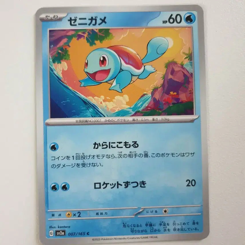 [BUNJANG] Japanese Squirtle Pokémon Card / 일판/꼬부기 포켓몬카드
