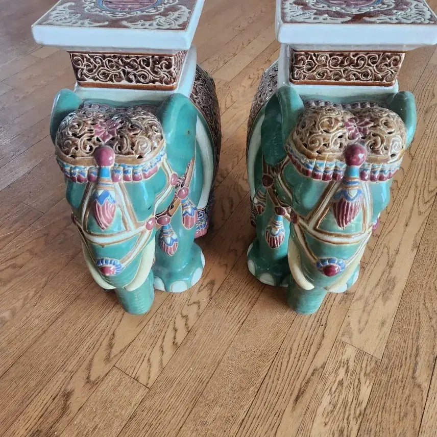 [BUNJANG] Elephant Ceramic Decorative Set / 코끼리 도자기