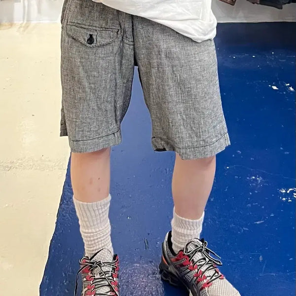 [BUNJANG] Beams Houndstooth Check Shorts / Beams 빔즈 하운드투스 체크 쇼츠