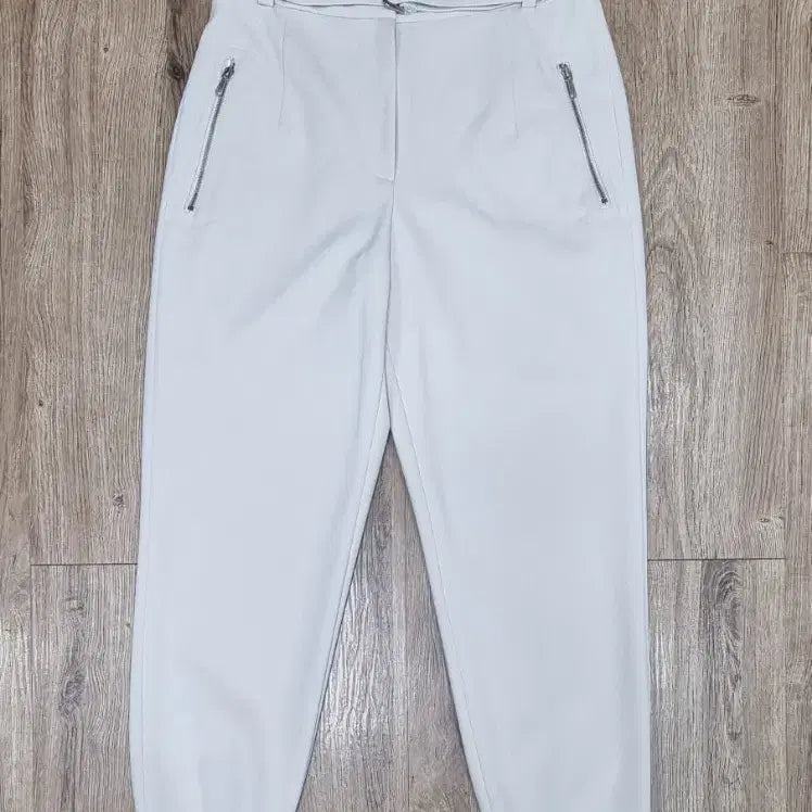 [BUNJANG] Time (Hansome) Belted Jogger Pants (Summer) - Beige / 타임(한섬) 벨티드 조거 팬츠(여름) S _ 여성 , 실측 확인