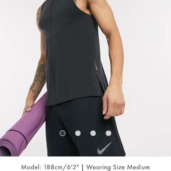 [BUNJANG] Nike Yoga Tank Top XXL / 나이키 요가나시 탱크탑 xxl 110 사이즈 판매