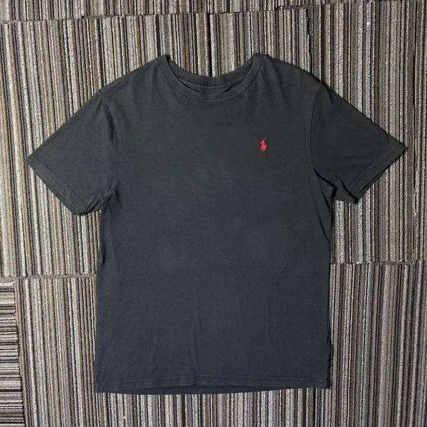 [BUNJANG] Polo Ralph Lauren Pony Embroidery Black T-Shirt / 폴로 랄프로렌 포니 자수 블랙 반팔 티셔츠