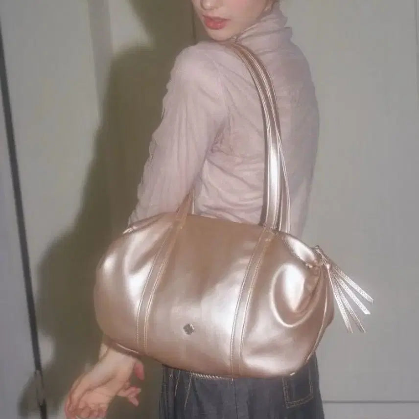 [BUNJANG] Heeri Bag Rose Gold / 히어리 가방