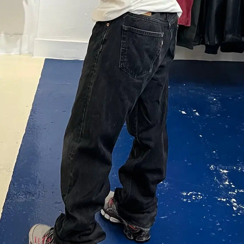 [BUNJANG] Levi's 501 Black Denim Pants / USA Levis 리바이스 501 흑청 데님 팬츠