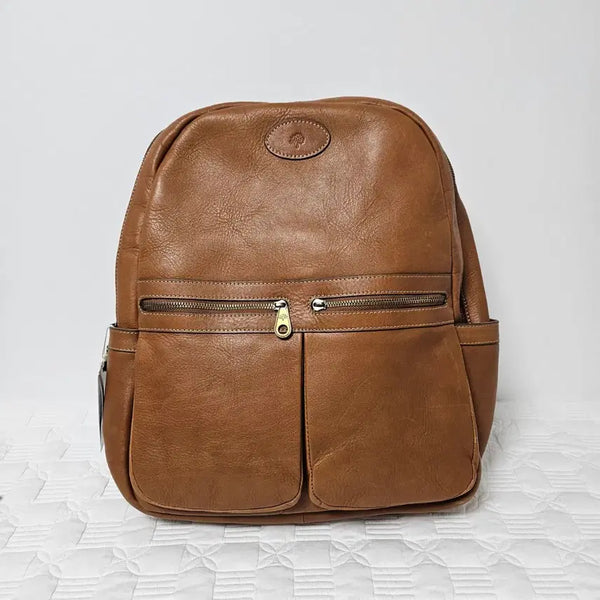 [BUNJANG] Mulberry Brown Leather Backpack / 멀버리 백팩 브라운 레더