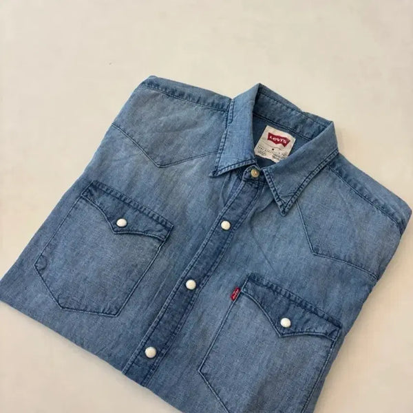 [BUNJANG] Levi's Summer Denim Shirt / 리바이스 여름용 데님 셔츠 95
