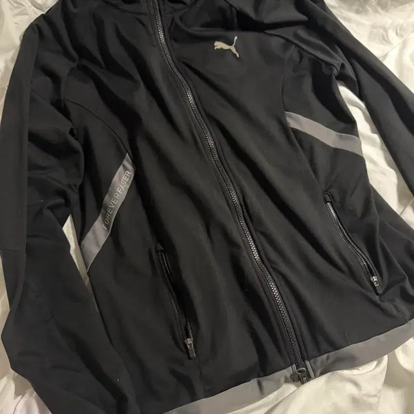 [BUNJANG] Puma Zip-Up Jacket Black / 푸마 집업 자켓 블랙