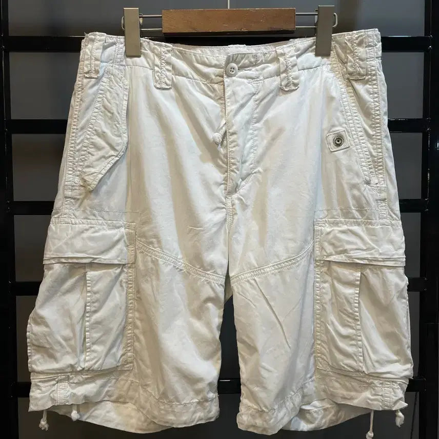 [BUNJANG] Polo Ralph Lauren White Cargo Shorts / [30] 폴로 랄프로렌 화이트 카고 쇼츠
