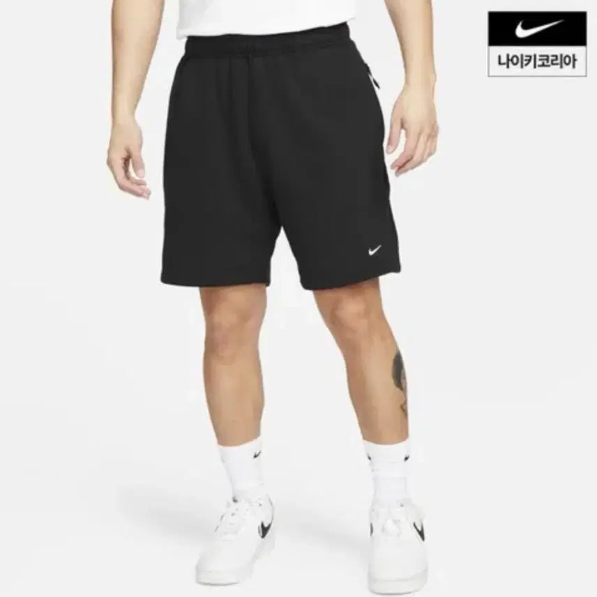 [BUNJANG] Nike Solo Swoosh Shorts Black L / 솔로스우시 나이키 검정 반바지 L