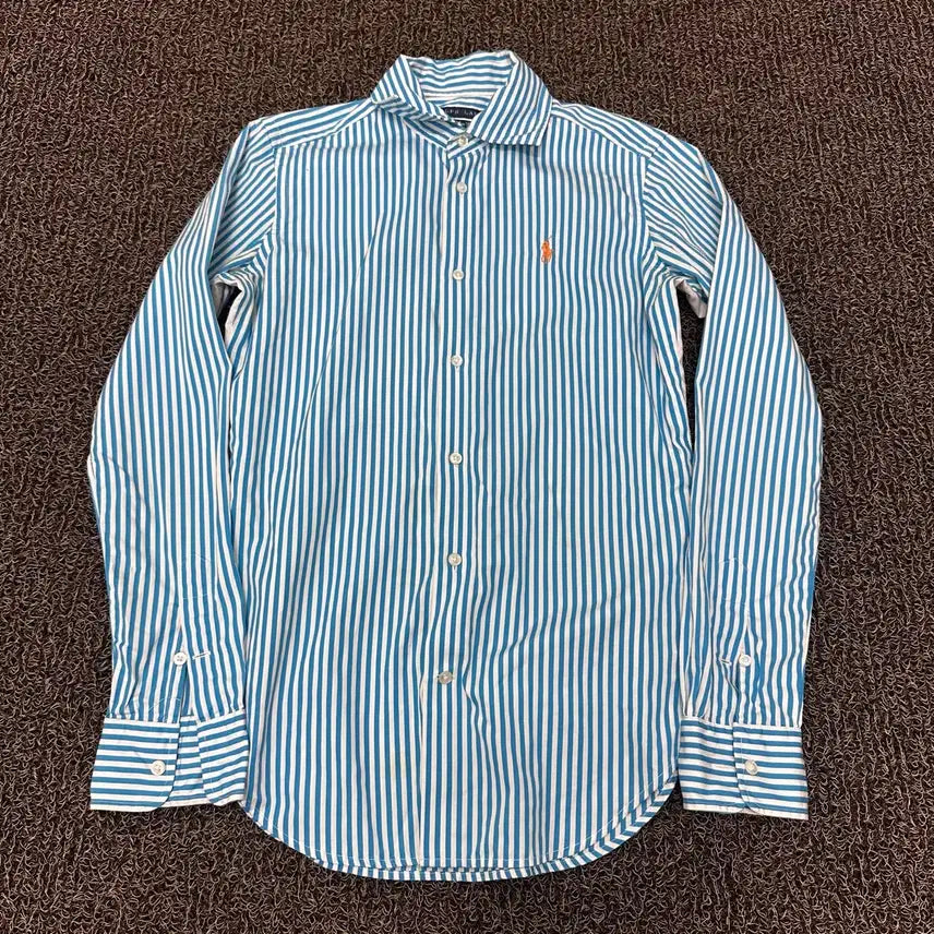[BUNJANG] Polo Ralph Lauren Striped Long Sleeve Shirt Women's Size 55 / POLO 폴로 랄프로렌 스트라이프 여성 긴팔 셔츠 55사이즈