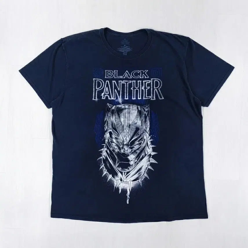 [BUNJANG] Marvel Black Panther Short Sleeve T-Shirt XL / 마블 블랙팬서 반팔 티셔츠 XL