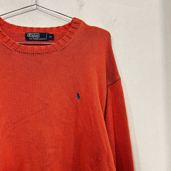 [BUNJANG] Polo Ralph Lauren 00s Small Pony Knit Sweater / 폴로 랄프로렌 00s 스몰포니 짜임 니트 스웨터
